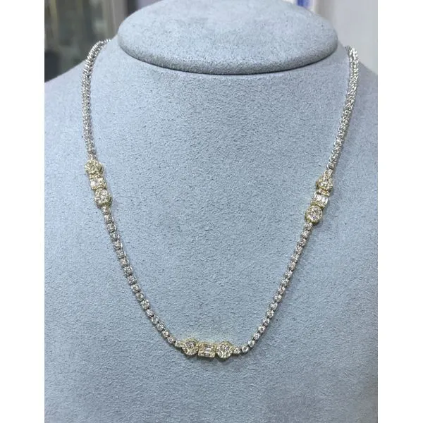 Diamond Necklace Image 2 Mollys Jewelers Brooklyn, NY