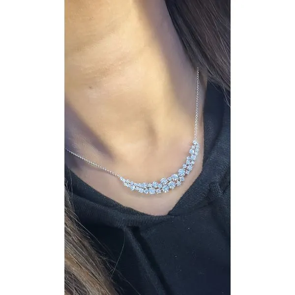 Diamond Necklace Image 2 Mollys Jewelers Brooklyn, NY