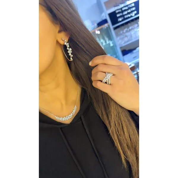 Diamond Necklace Image 3 Mollys Jewelers Brooklyn, NY