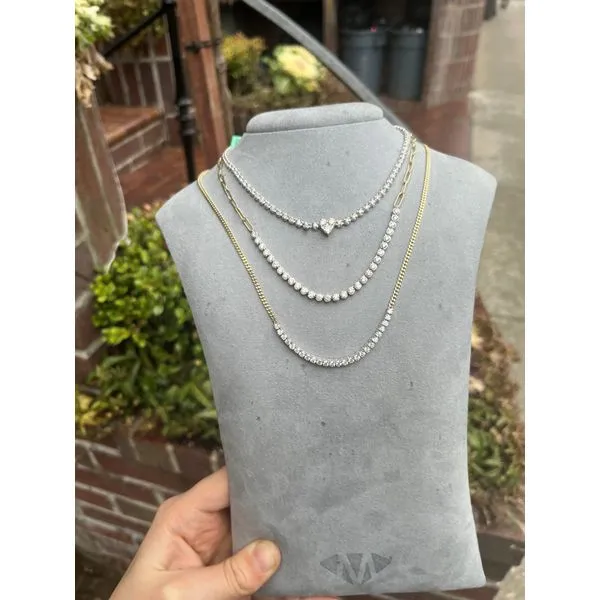 Diamond Necklace Image 3 Mollys Jewelers Brooklyn, NY