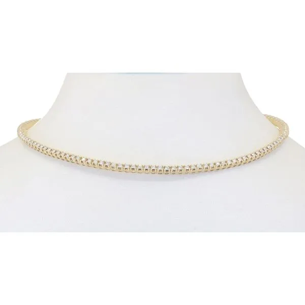 Diamond Necklace Image 3 Mollys Jewelers Brooklyn, NY