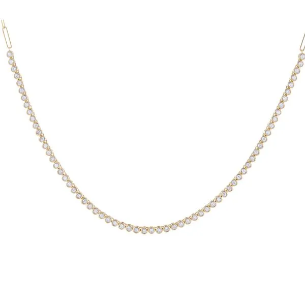 Diamond Necklace Image 3 Mollys Jewelers Brooklyn, NY