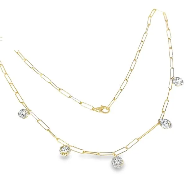 Diamond Necklace Image 2 Mollys Jewelers Brooklyn, NY