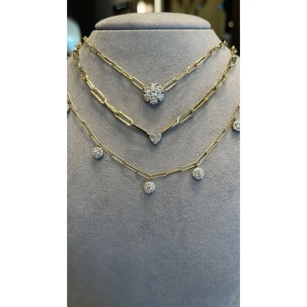 Diamond Necklace Image 3 Mollys Jewelers Brooklyn, NY