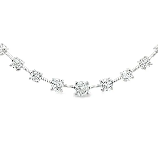Diamond Necklace Image 3 Mollys Jewelers Brooklyn, NY