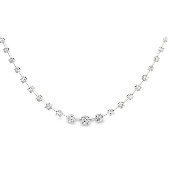 Diamond Necklace Image 5 Mollys Jewelers Brooklyn, NY