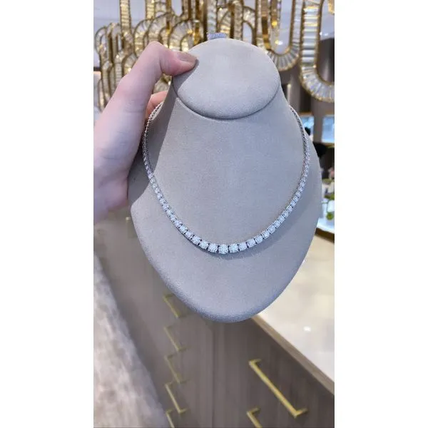 Diamond Necklace Image 2 Mollys Jewelers Brooklyn, NY