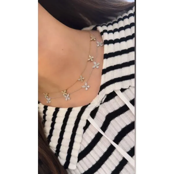 Diamond Necklace Image 2 Mollys Jewelers Brooklyn, NY