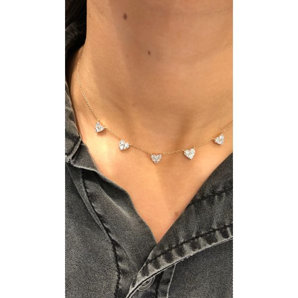 Diamond Necklace Image 4 Mollys Jewelers Brooklyn, NY
