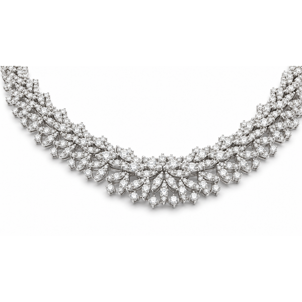 Diamond Necklace Image 2 Mollys Jewelers Brooklyn, NY