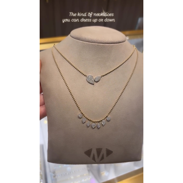 Diamond Necklace Image 2 Mollys Jewelers Brooklyn, NY