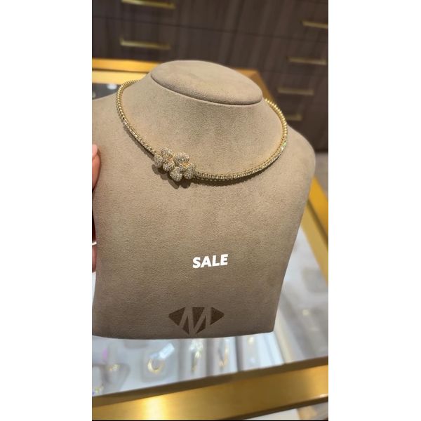 Diamond Necklace Image 2 Mollys Jewelers Brooklyn, NY