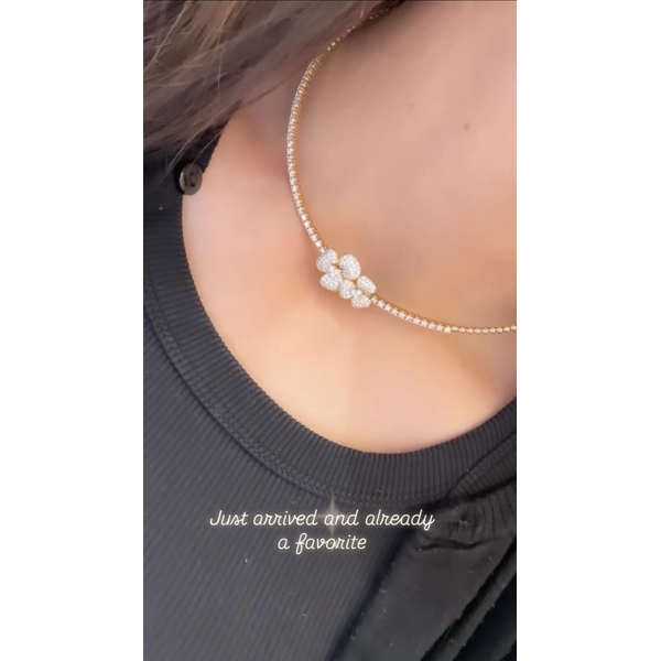Diamond Necklace Image 3 Mollys Jewelers Brooklyn, NY