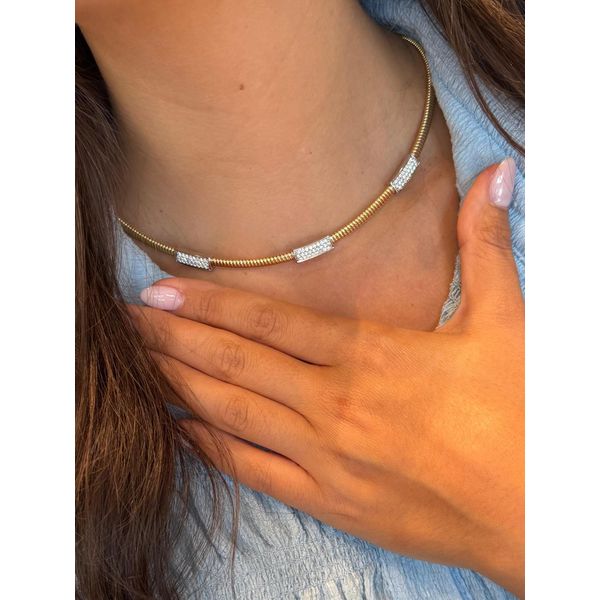 Diamond Necklace Image 2 Mollys Jewelers Brooklyn, NY