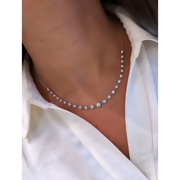Diamond Necklace Image 2 Mollys Jewelers Brooklyn, NY