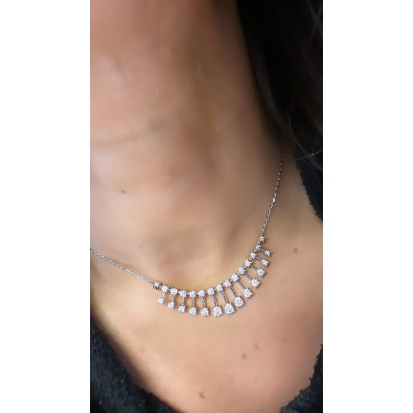 Diamond Necklace Image 2 Mollys Jewelers Brooklyn, NY