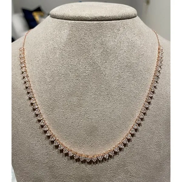 Diamond Necklace Image 4 Mollys Jewelers Brooklyn, NY