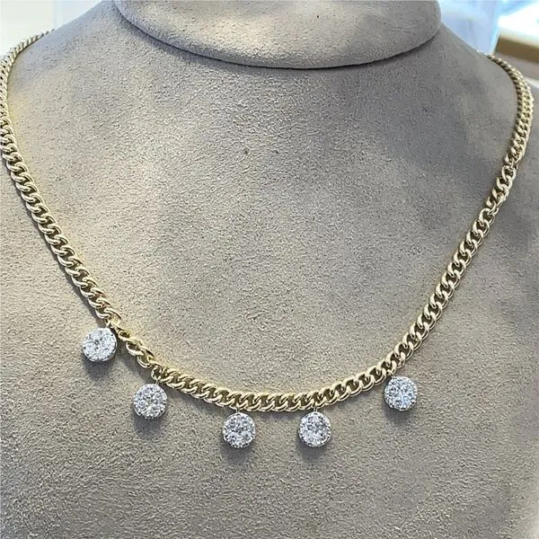 Diamond Necklace Image 2 Mollys Jewelers Brooklyn, NY