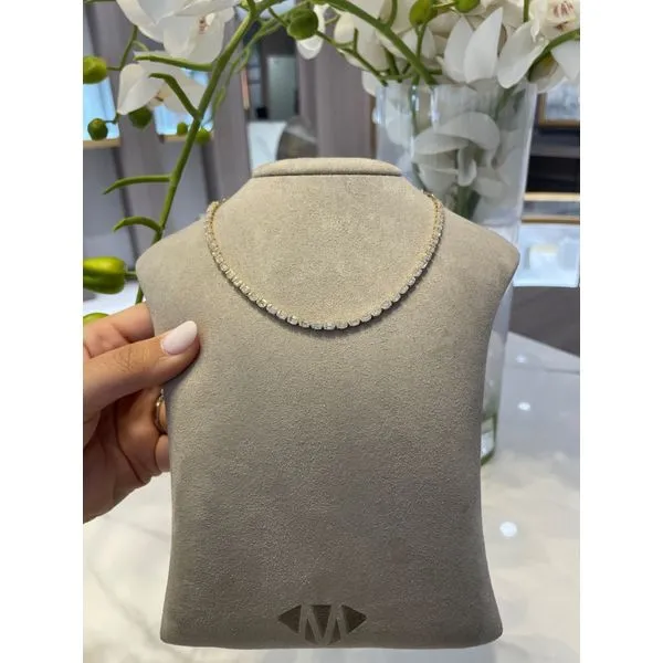 Diamond Necklace Image 3 Mollys Jewelers Brooklyn, NY