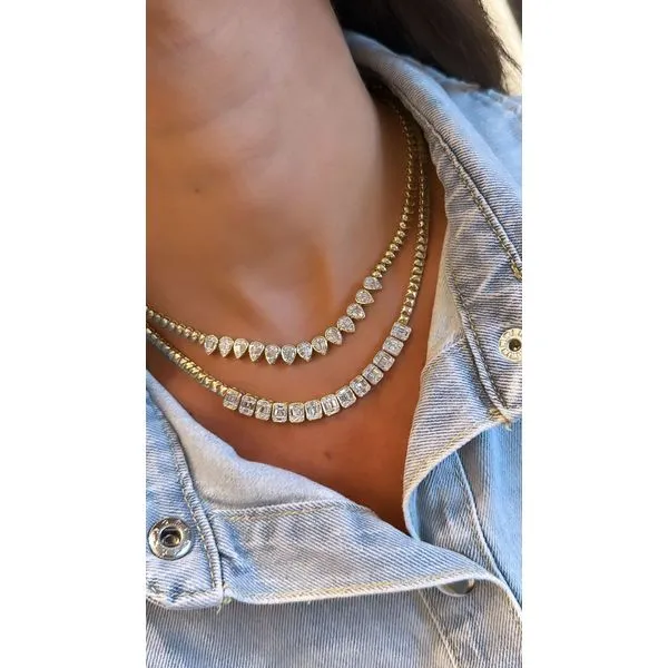 Diamond Necklace Image 2 Mollys Jewelers Brooklyn, NY