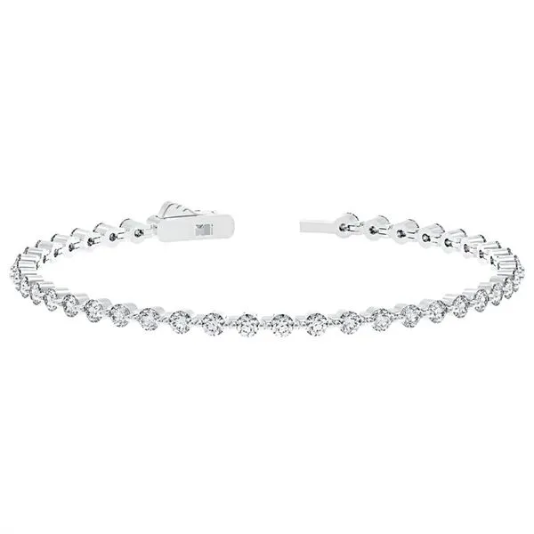 4.10 Carat Diamond Tennis Bracelet Image 2 Mollys Jewelers Brooklyn, NY