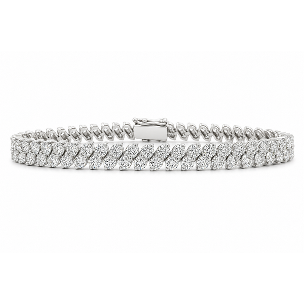 Diamond Marquise Double-Row Bracelet Mollys Jewelers Brooklyn, NY