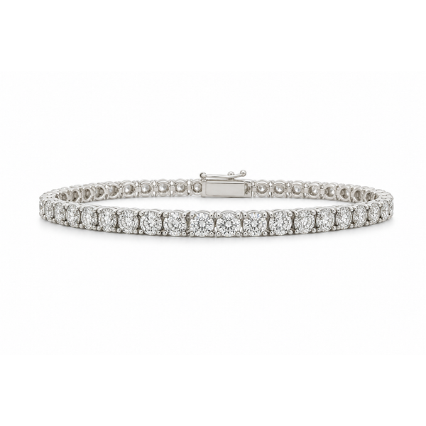 Classic Illusion-Set Diamond Tennis Bracelet Mollys Jewelers Brooklyn, NY