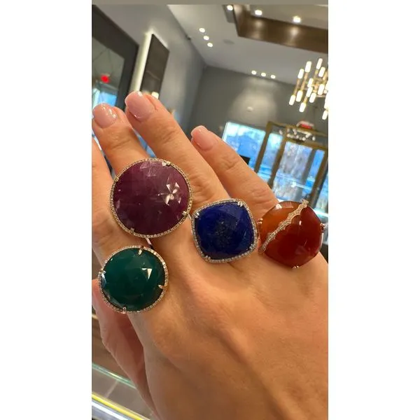 Color stone Ring Image 3 Mollys Jewelers Brooklyn, NY