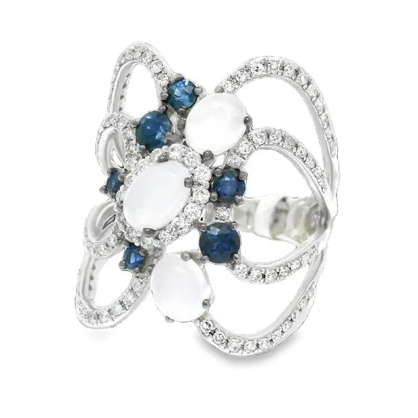 Color stone Ring Image 2 Mollys Jewelers Brooklyn, NY