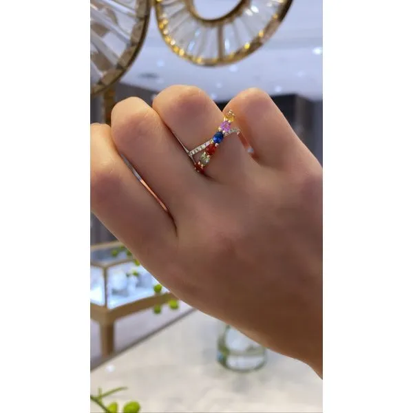 Color stone Ring Mollys Jewelers Brooklyn, NY