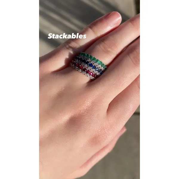 Color stone Ring Image 2 Mollys Jewelers Brooklyn, NY