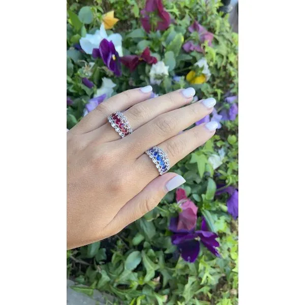 Color stone Ring Image 2 Mollys Jewelers Brooklyn, NY