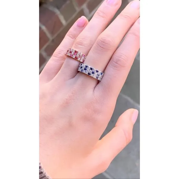 Color stone Ring Image 3 Mollys Jewelers Brooklyn, NY