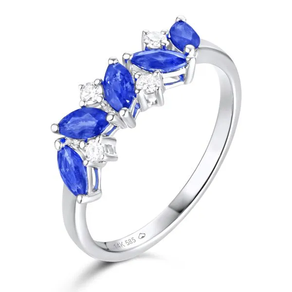 Elegant Sapphire Ring Mollys Jewelers Brooklyn, NY