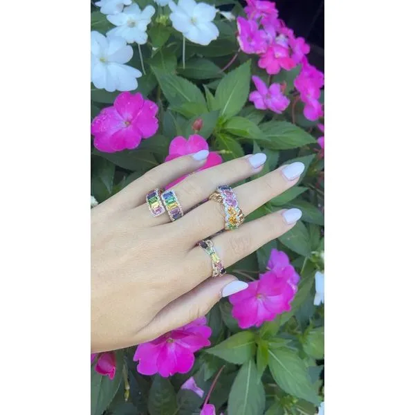 Color stone Ring Image 2 Mollys Jewelers Brooklyn, NY