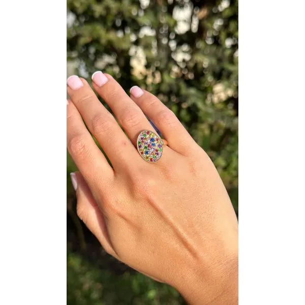 Color stone Ring Mollys Jewelers Brooklyn, NY