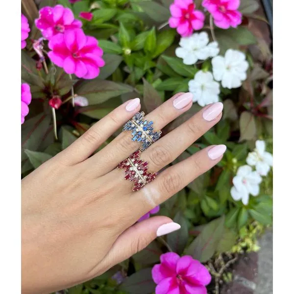 Color stone Ring Image 3 Mollys Jewelers Brooklyn, NY