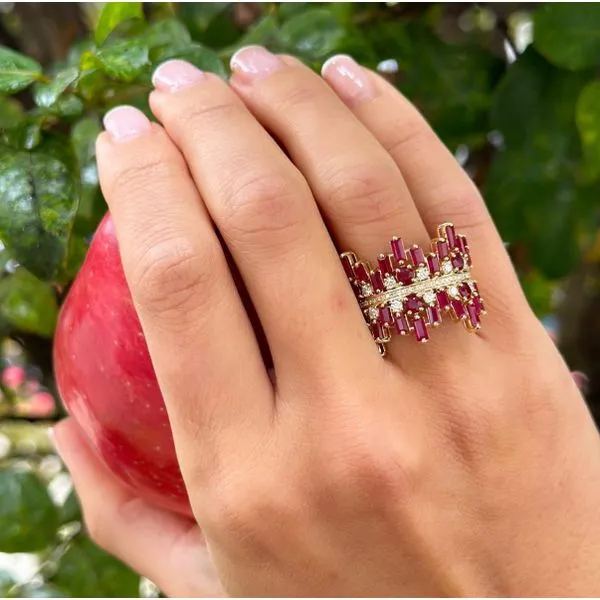 Color stone Ring Mollys Jewelers Brooklyn, NY