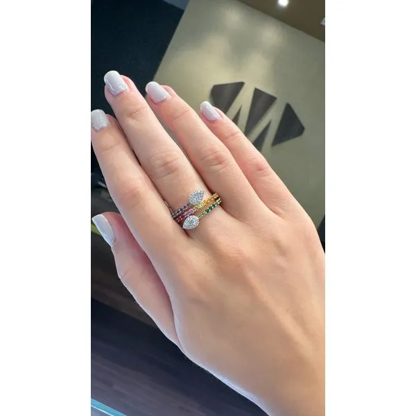 Color stone Ring Image 2 Mollys Jewelers Brooklyn, NY