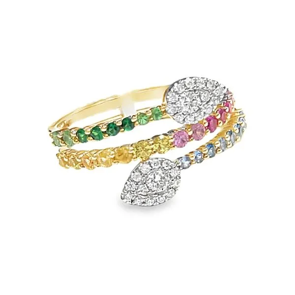 Color stone Ring Mollys Jewelers Brooklyn, NY