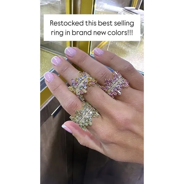 Color stone Ring Image 2 Mollys Jewelers Brooklyn, NY