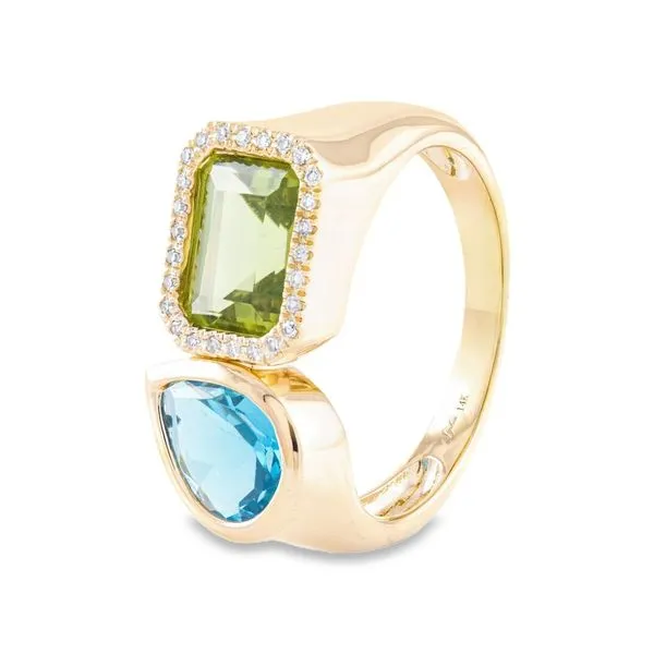 Color stone Ring Mollys Jewelers Brooklyn, NY