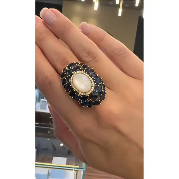 Color stone Ring Mollys Jewelers Brooklyn, NY