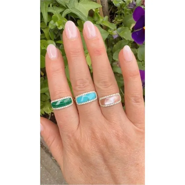 Color stone Ring Image 2 Mollys Jewelers Brooklyn, NY
