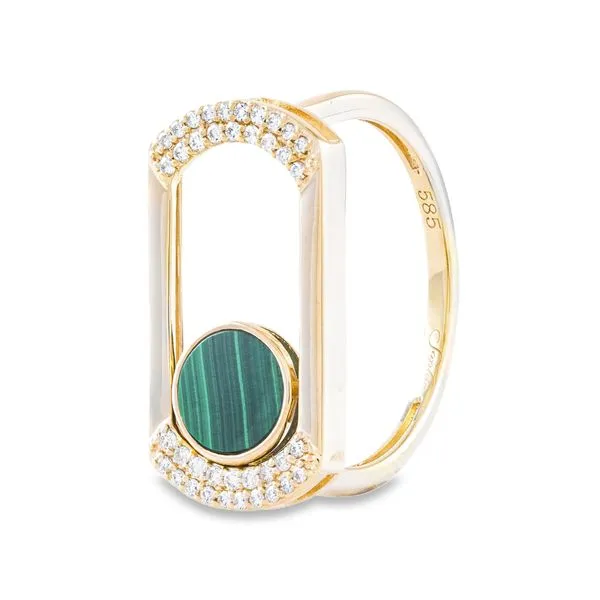 Color stone Ring Image 2 Mollys Jewelers Brooklyn, NY