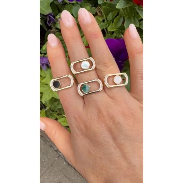 Color stone Ring Image 2 Mollys Jewelers Brooklyn, NY
