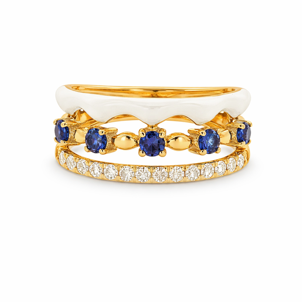 Color stone Ring Mollys Jewelers Brooklyn, NY