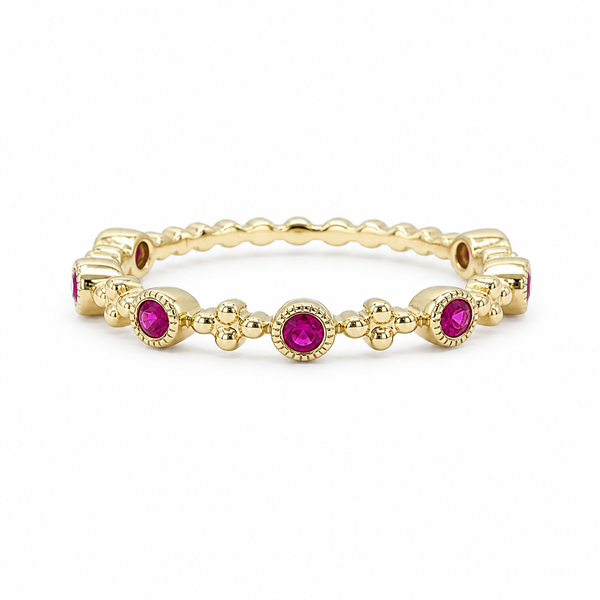 Color stone Ring Mollys Jewelers Brooklyn, NY