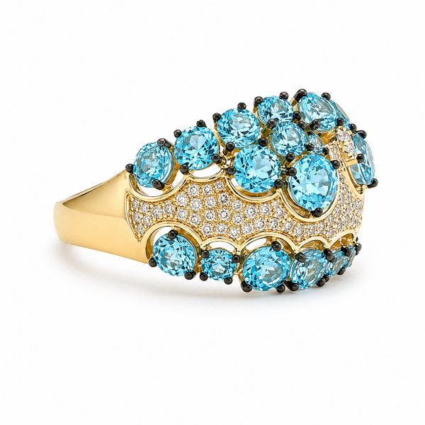 Color stone Ring Image 2 Mollys Jewelers Brooklyn, NY