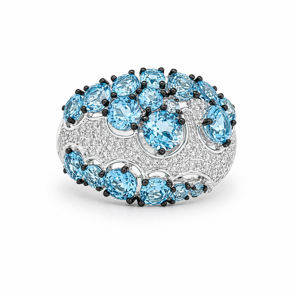 Color stone Ring Mollys Jewelers Brooklyn, NY